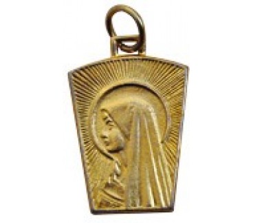 medailka Panny Marie - žlutá
