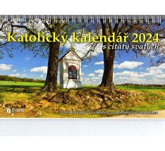 Katolický kalendář s citáty svatých 2024
