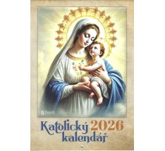 Katolický kalendář 2026 visací 