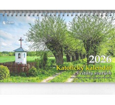 Katolický kalendář 2026 s citáty svatých