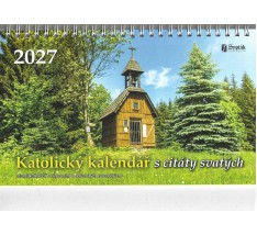 Katolický kalendář 2027 s citáty svatých